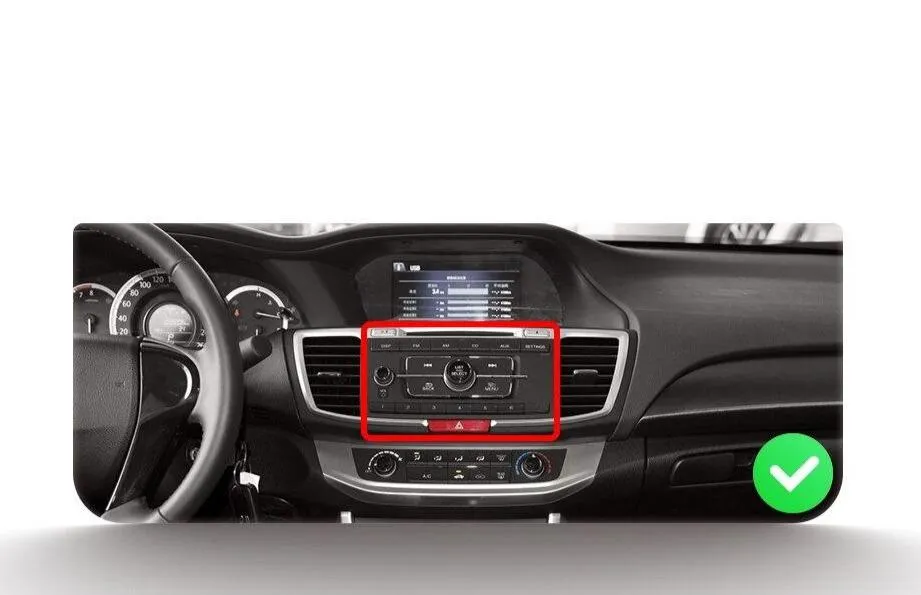Car Dealz 10.2" Android 10.0 Honda Accord 9 CR 2012 - 2018 In Dash Plus OEM Fascia