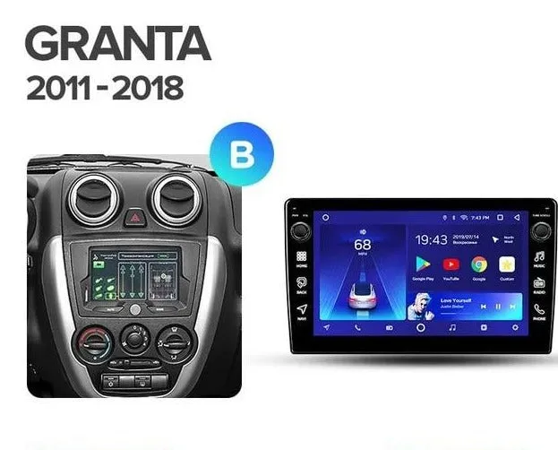 Car Dealz 10.2" Android 10.0 LADA Granta Sport 2011-2018 In Dash Plus OEM Fascia