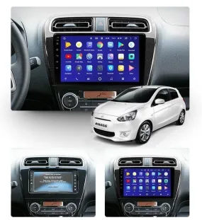 Car Dealz 10.2" Android 10.0 Mitsubishi Mirage 6 2012-2018 In Dash Plus OEM Fascia