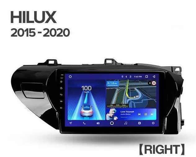 Car Dealz 10.2" Android 10.0 Toyota Hilux Pick Up AN120 2015-2020 In Dash Plus OEM Fascia