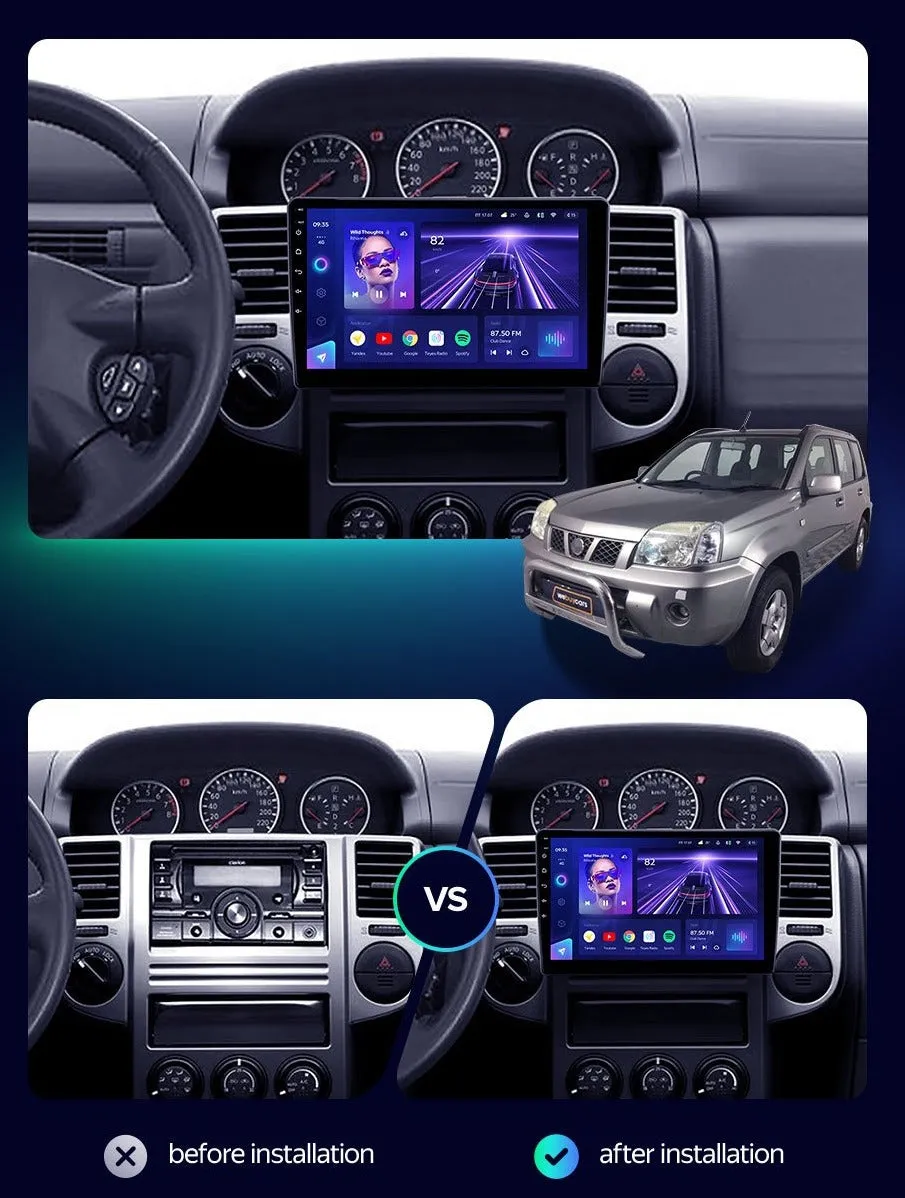 Car Dealz Elite 4G Data Model 10.2" Android 12.0 For Nissan X-Trail T30 2000 - 2007 In Dash Plus OEM Fascia