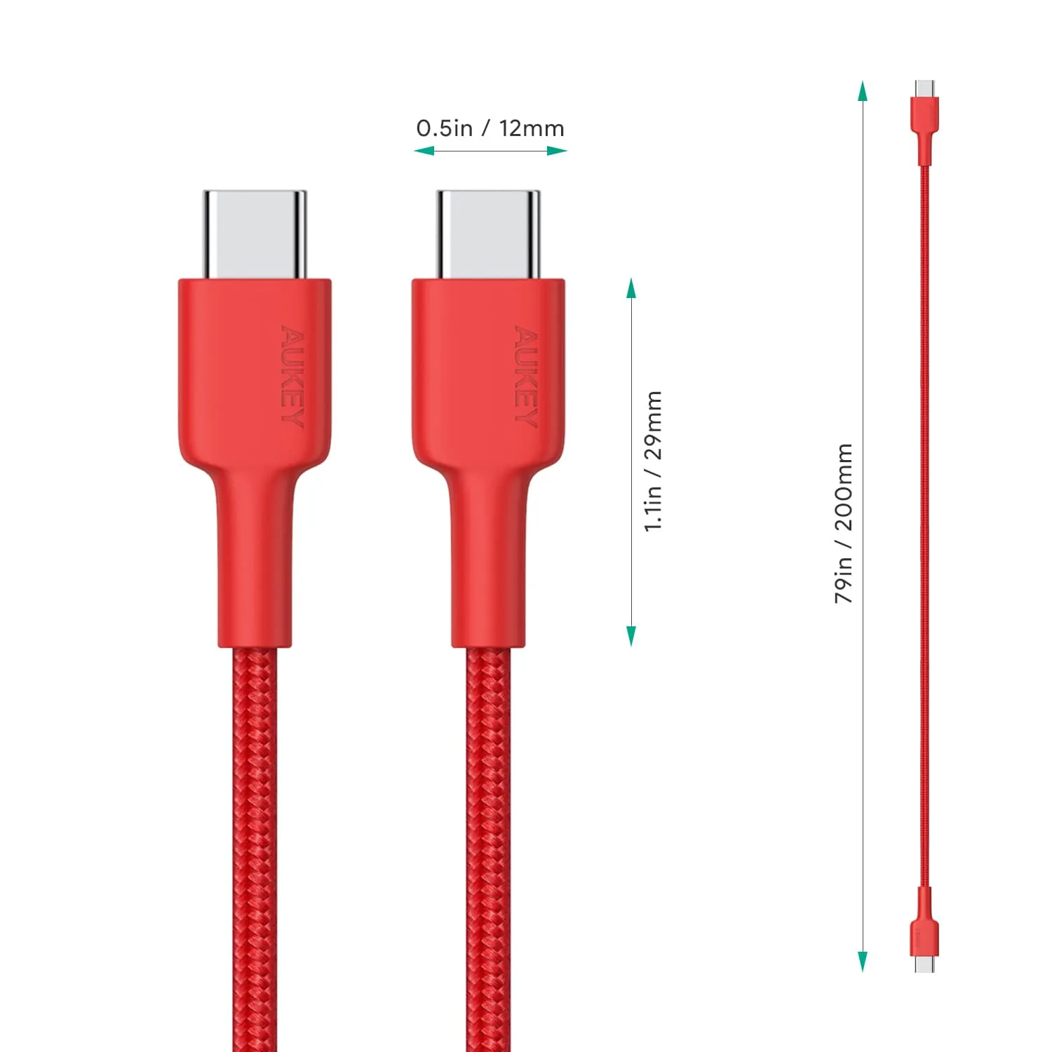 CB-CD45 60W PD 0.9m USB-C to USB-C Cable USB 2.0