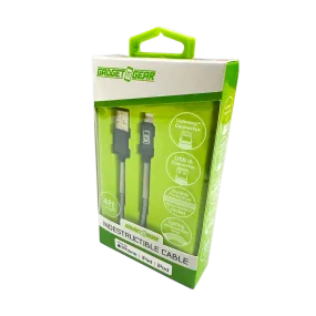 Charging Cable Indestructible USB to Lightning 4FT 2.4 Amp - 3 Pieces Per Pack 24600