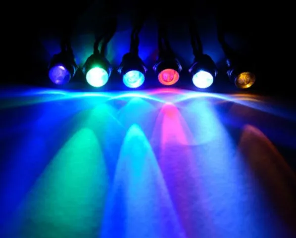 Chromed Bezel Holder for Through-hole LEDs - 3mm