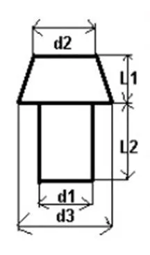 Chromed Bezel Holder for Through-hole LEDs - 3mm