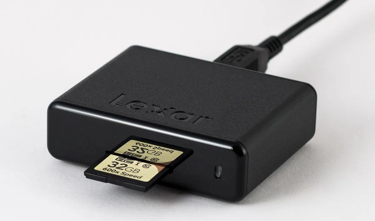 [CLEARANCE] Lexar LRWSR1RBNA Professional Workflow SR1 Card Reader for SDHC or SDXC Cards