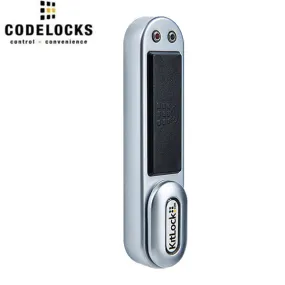 CodeLocks - KL1050 - RFID Electronic Kit Lock - Up to 1/4" Door Thickness - Locker Lock - No Pre-Assembly - Silver