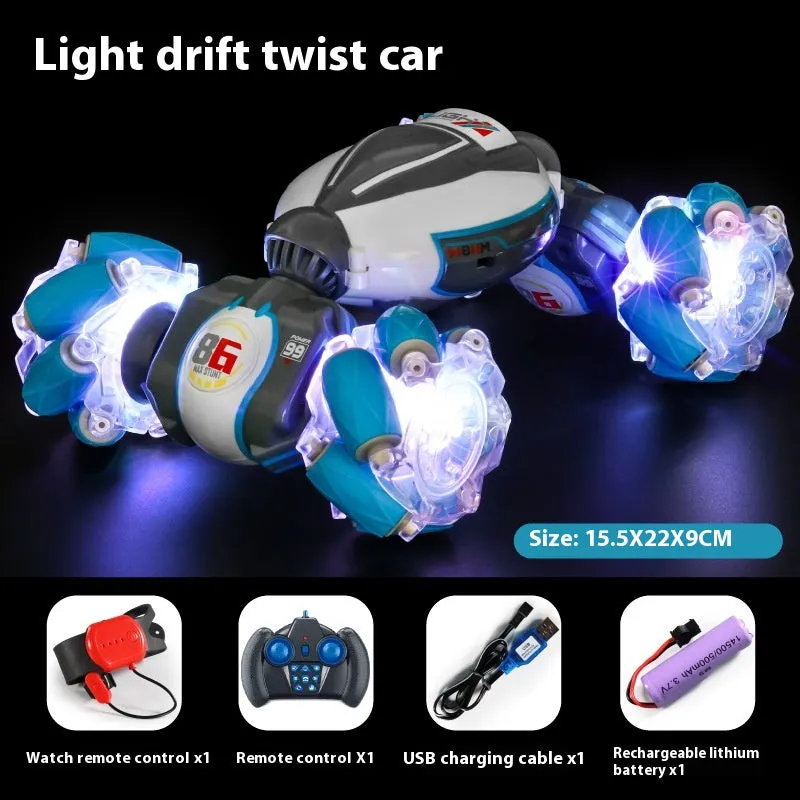 Color: Blue, Style: Handle Gesture Remote Control - Gesture