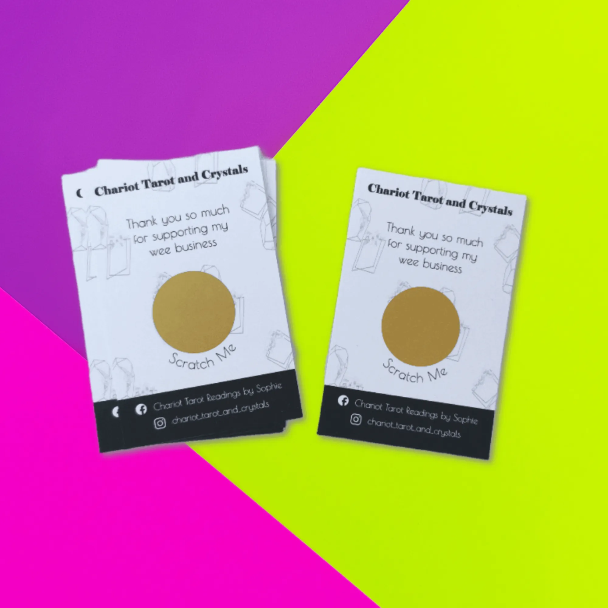 Custom Printed  Scratch Off Cards with Custom Promotional Offers
