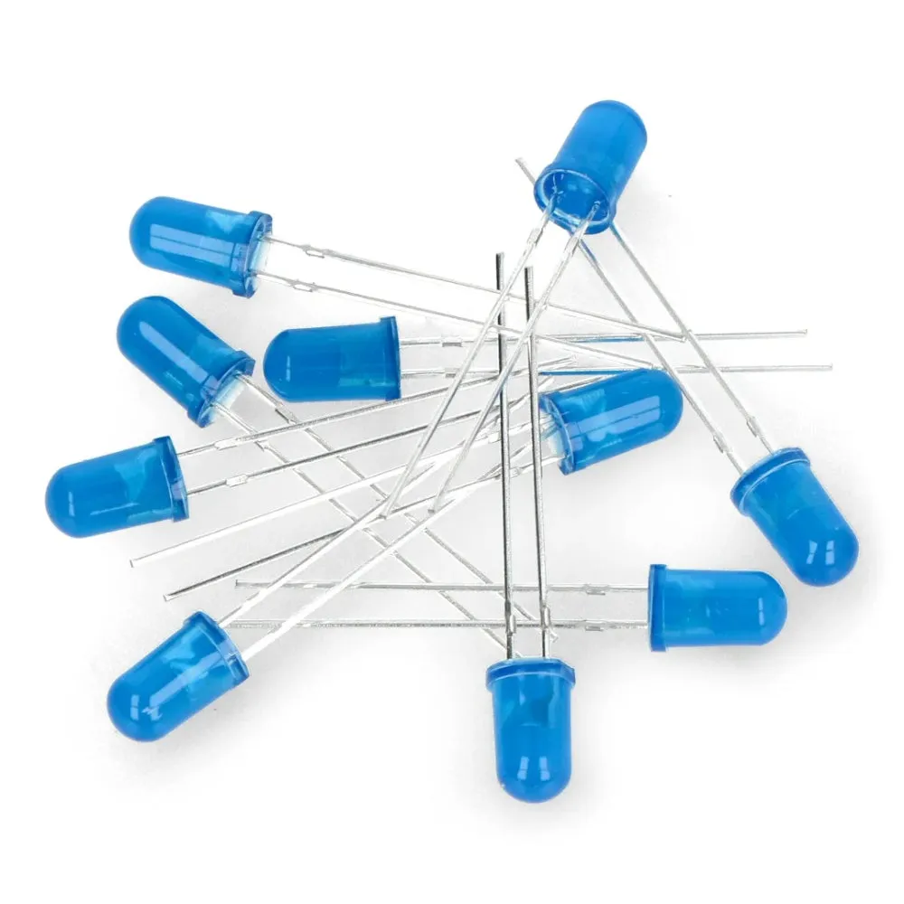 Diffused Blue LED Pack of 50 Pcs 5mm