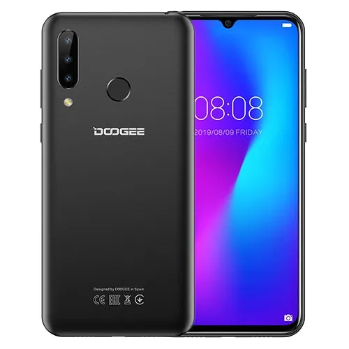 DOOGEE N20 Mobilephone Fingerprint 6.3inch FHD  Display 16MP Triple Back Camera 64GB 4GB MT6763 Octa Core 4350mAh Cellphone LTE