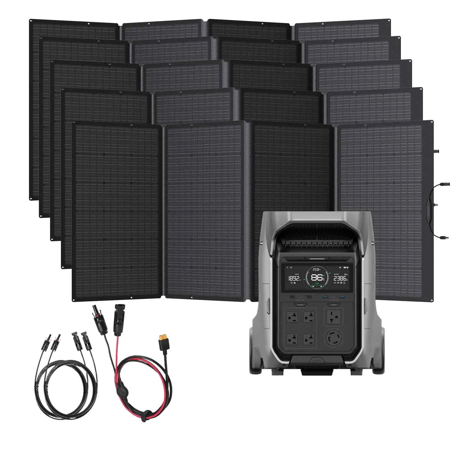 EcoFlow DELTA Pro 3 Portable Solar Kit