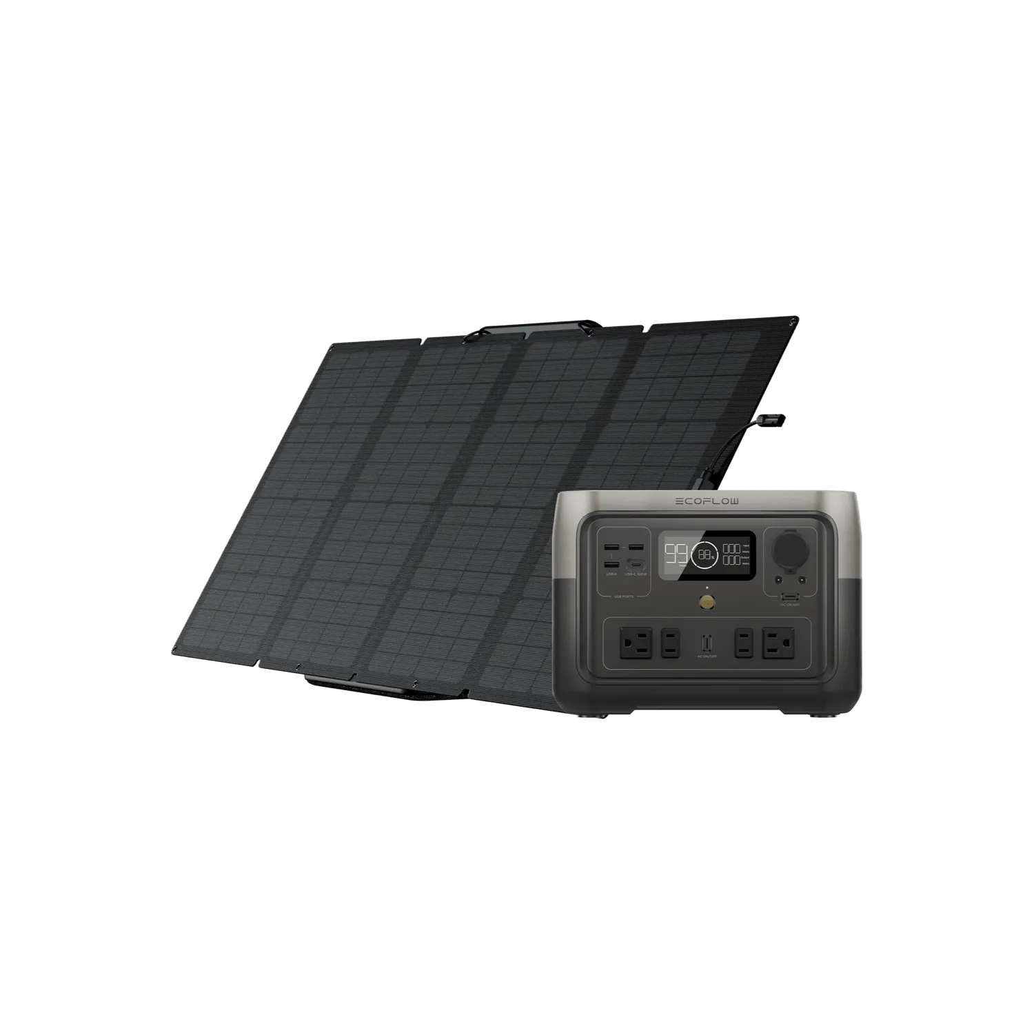 EcoFlow RIVER 2 Max   160W Portable Solar Panel