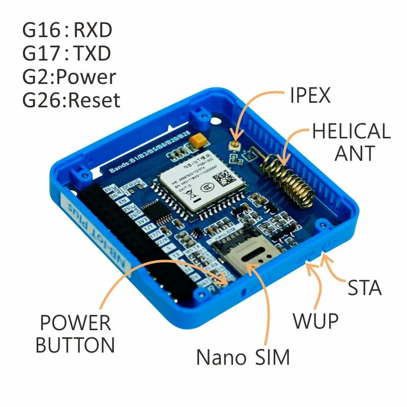 [EOL] M5Stack NB-IoT Plus Module (M5311-GB)