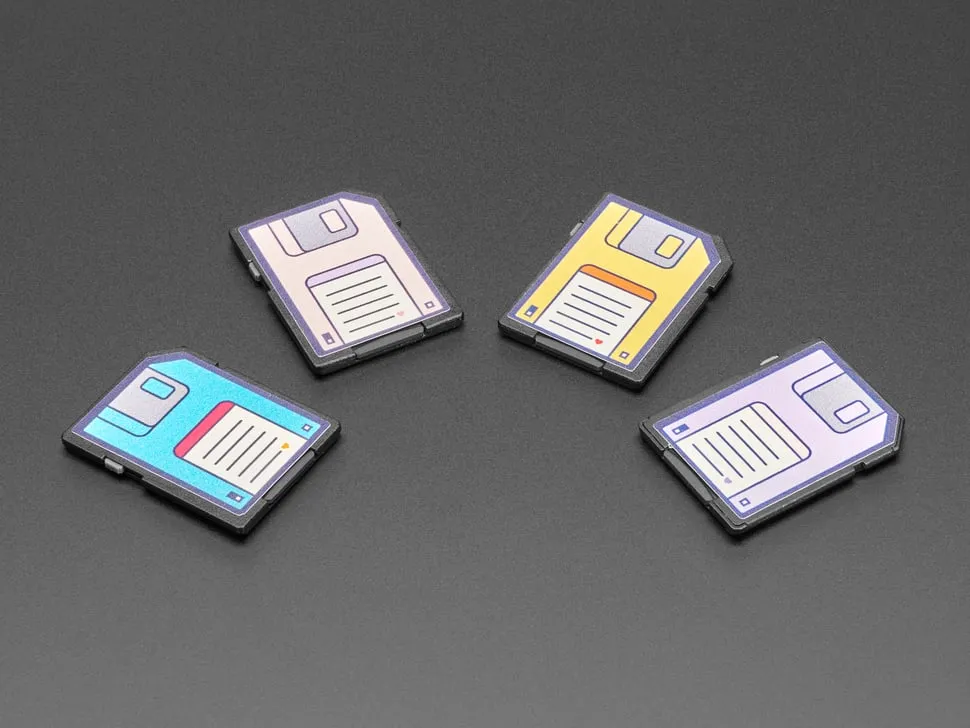 Floppy Disk Costumes for SD Cards by Charlyn Gonda
