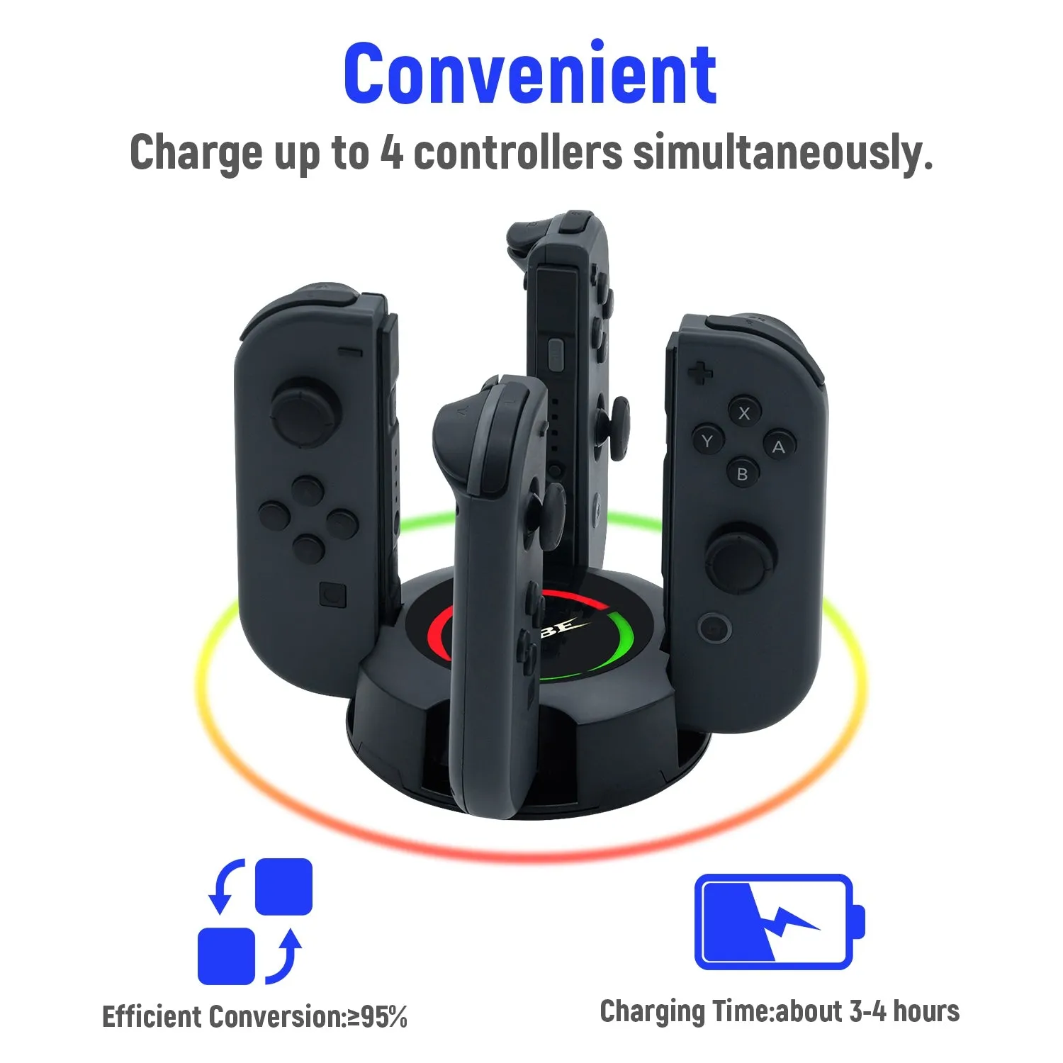 For Nintendo Switch/Switch oled Dock for Joy Con for Dobe 4 in1 Controller Charging Charger