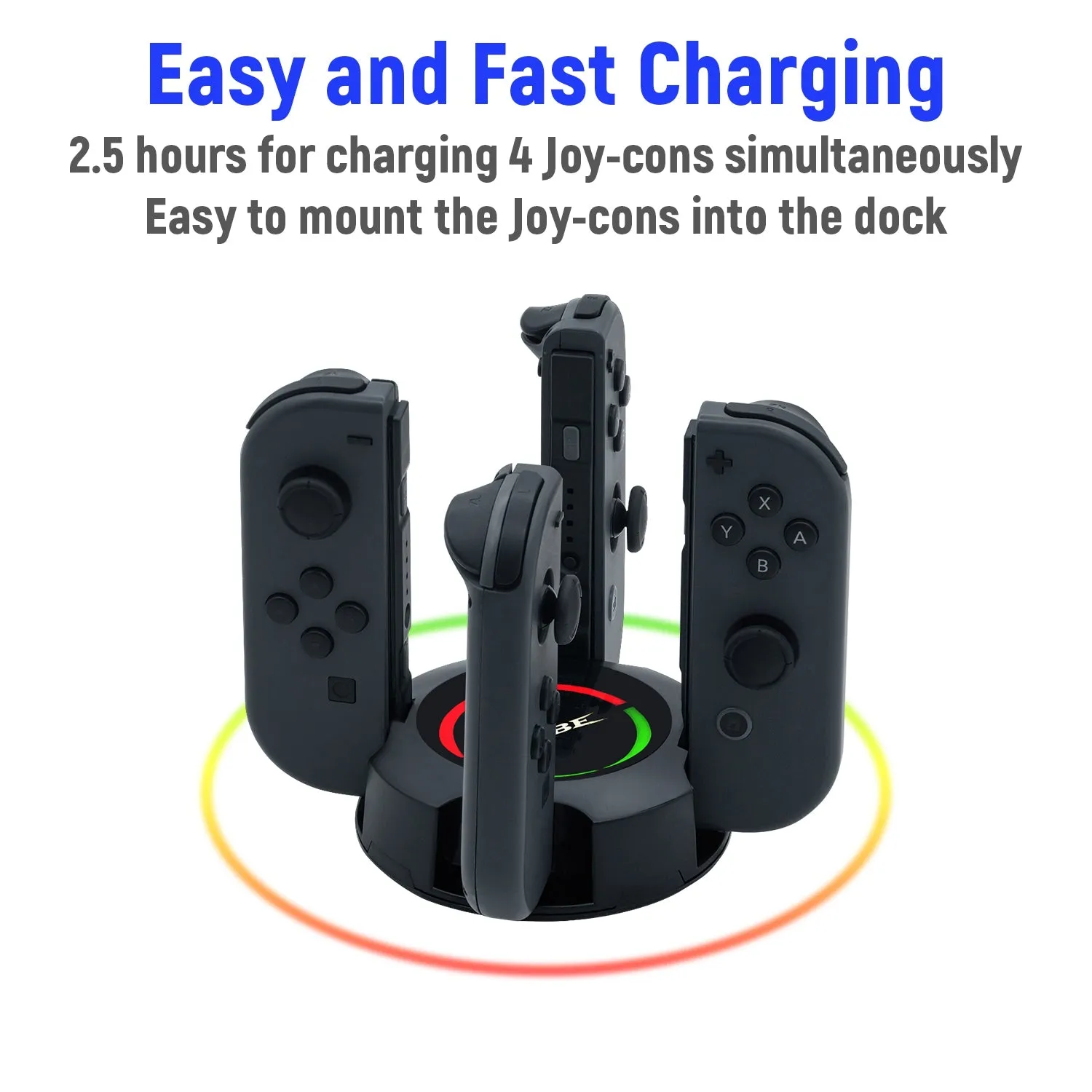 For Nintendo Switch/Switch oled Dock for Joy Con for Dobe 4 in1 Controller Charging Charger