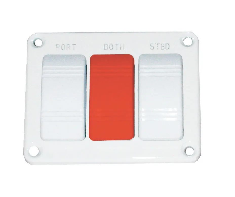 GAFFRIG PART #264 PANEL - 2 DRIVES 1 OVERRIDE - SWITCHES W/RED OVERRIDE