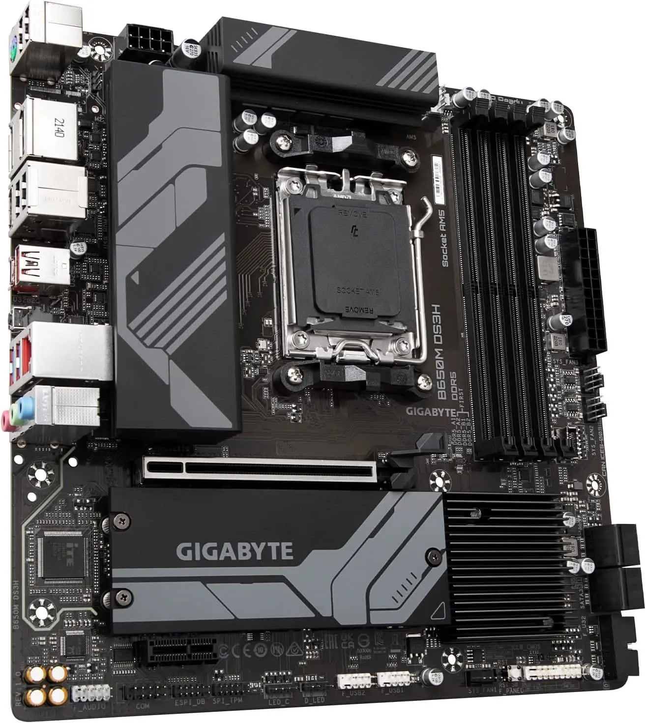 GIGABYTE GA-B650M-DS3H AMD AM5 MOTHERBOARD