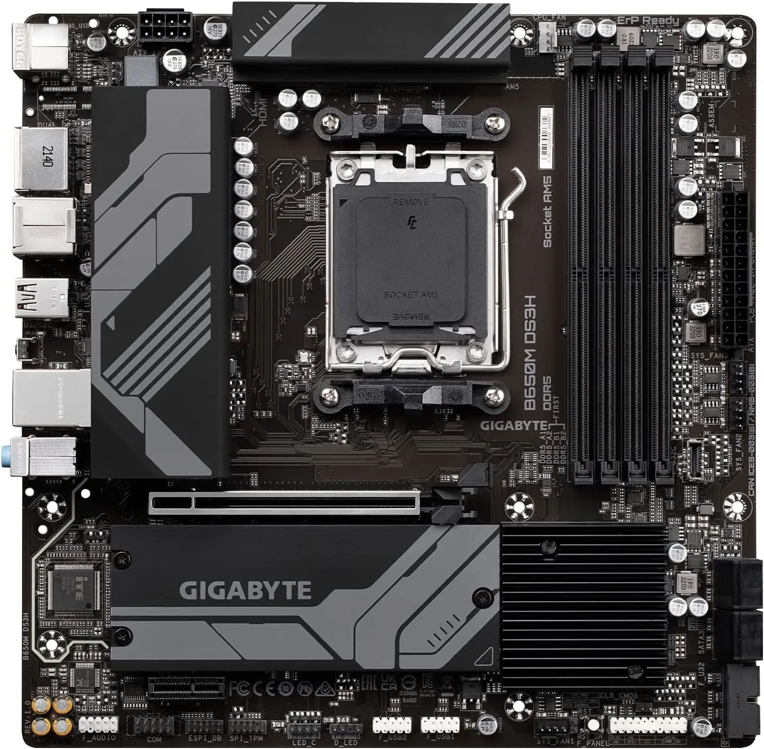 GIGABYTE GA-B650M-DS3H AMD AM5 MOTHERBOARD