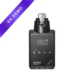 Godox TX3-XLR Plug-On Wireless XLR Transmitter (514 to 596 MHz) (DEMO STOCK)