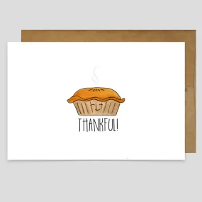 Greeting Card - Thankful for Pie