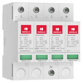 Havells Surge Protection Devices Type 1 2 AC DHSAANBC50320