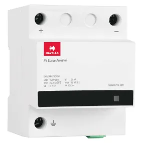 Havells Type 1 2 Photovoltaic Surge Protection Device 12.5kA DHSDARCC6012H