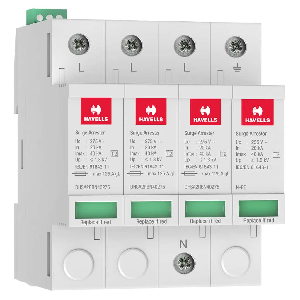Havells Type 2 AC Surge Protection Device TP N 1.3kV DHSA2RBN40275