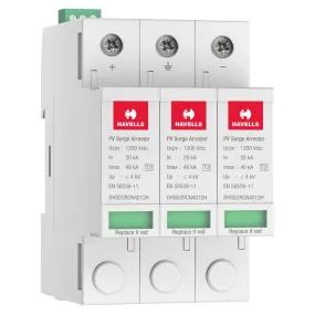 Havells Type 2 Photovoltaic Surge Protection Device 40kA DHSD2N2N40600