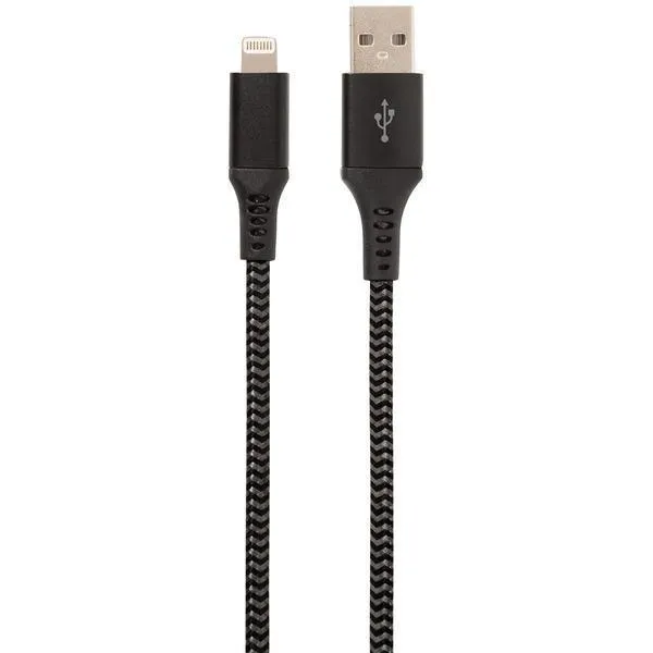 Helix ETHLT10BLK Charge & Sync Lightning Cable, 10ft (Black)