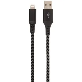 Helix ETHLT10BLK Charge & Sync Lightning Cable, 10ft (Black)
