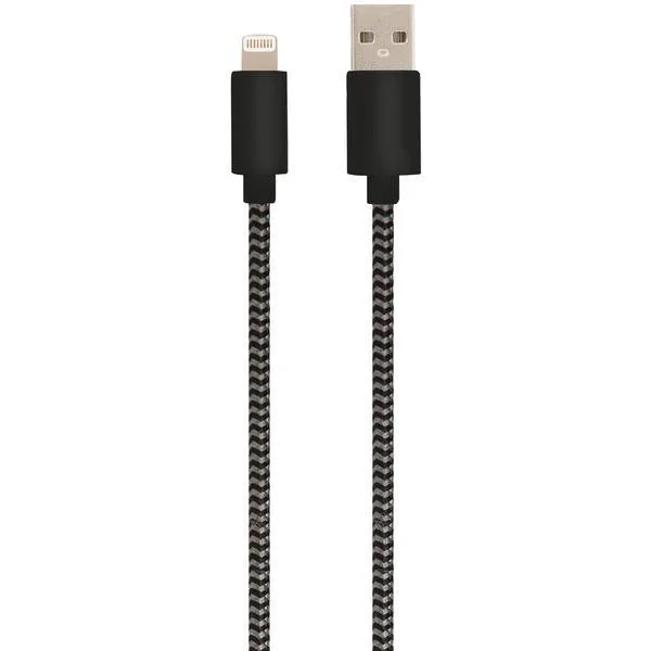 Helix ETHLTBLK Charge & Sync Lightning Cable, 5ft (Black)