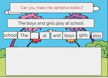 High Frequency Words and initial sounds.  Star Words Level 4