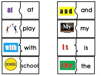 High Frequency Words and initial sounds.  Star Words Level 5
