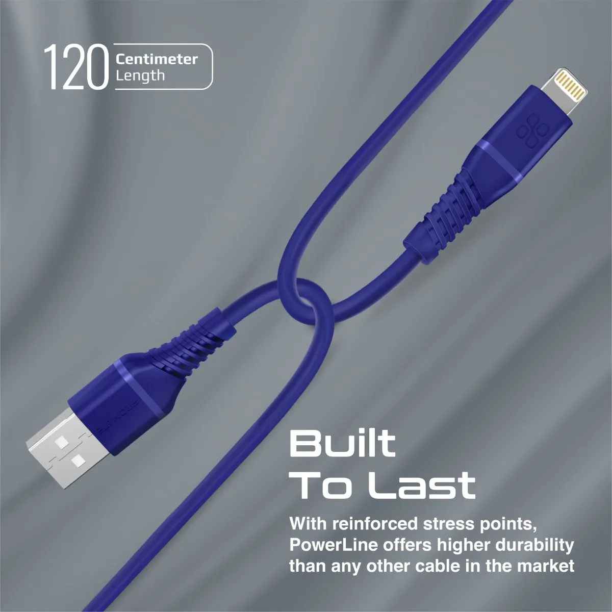 High Tensile Strength Data Sync & Charge Cable with Lightning Connector