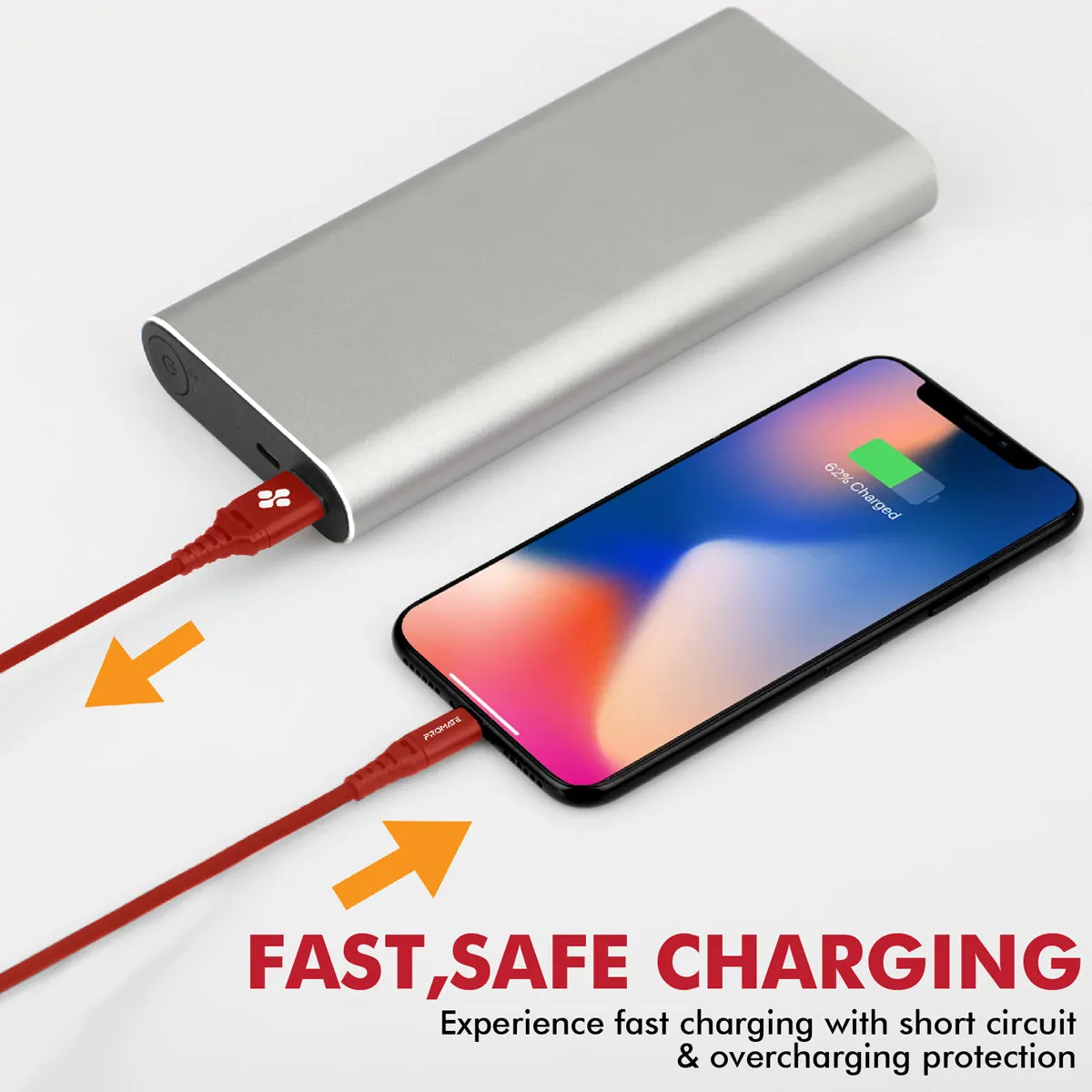 High Tensile Strength Power and Data Cable with Lightning Connector