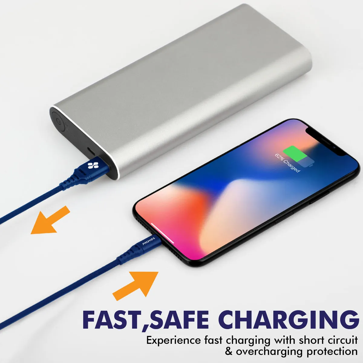 High Tensile Strength Power and Data Cable with Lightning Connector
