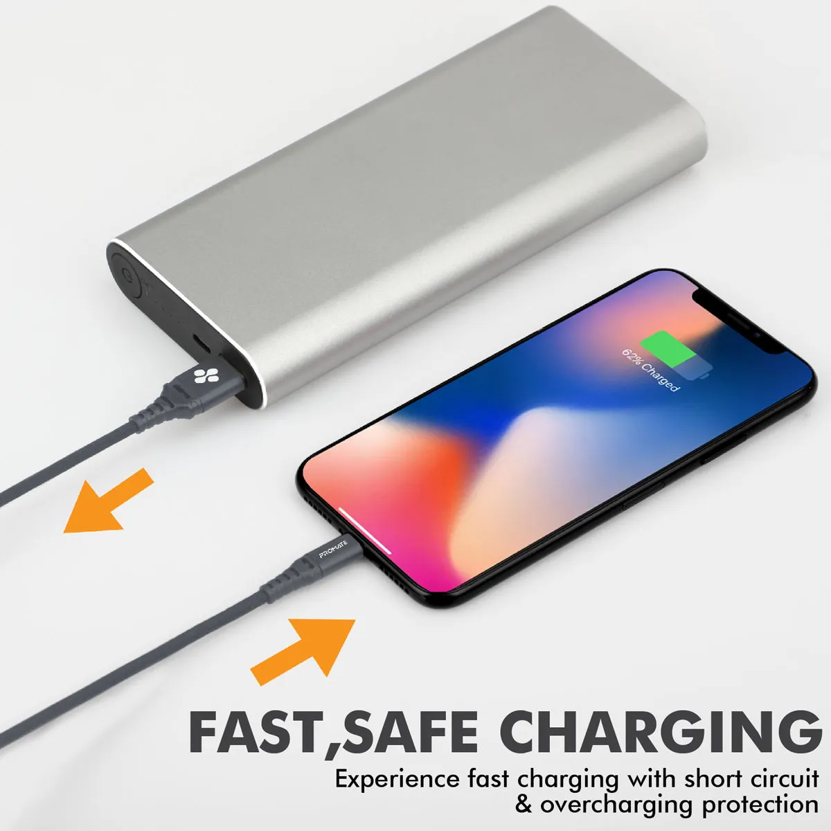 High Tensile Strength Power and Data Cable with Lightning Connector