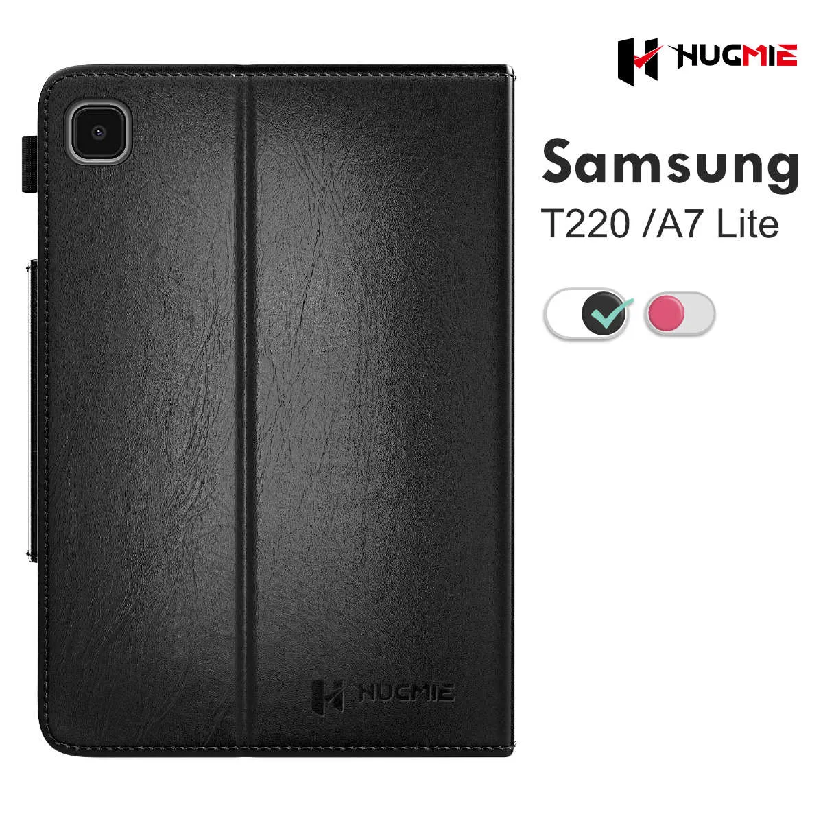 Hugmie® Neoteric Series Samsung Tab A7 Lite T220 Leather Folio Case