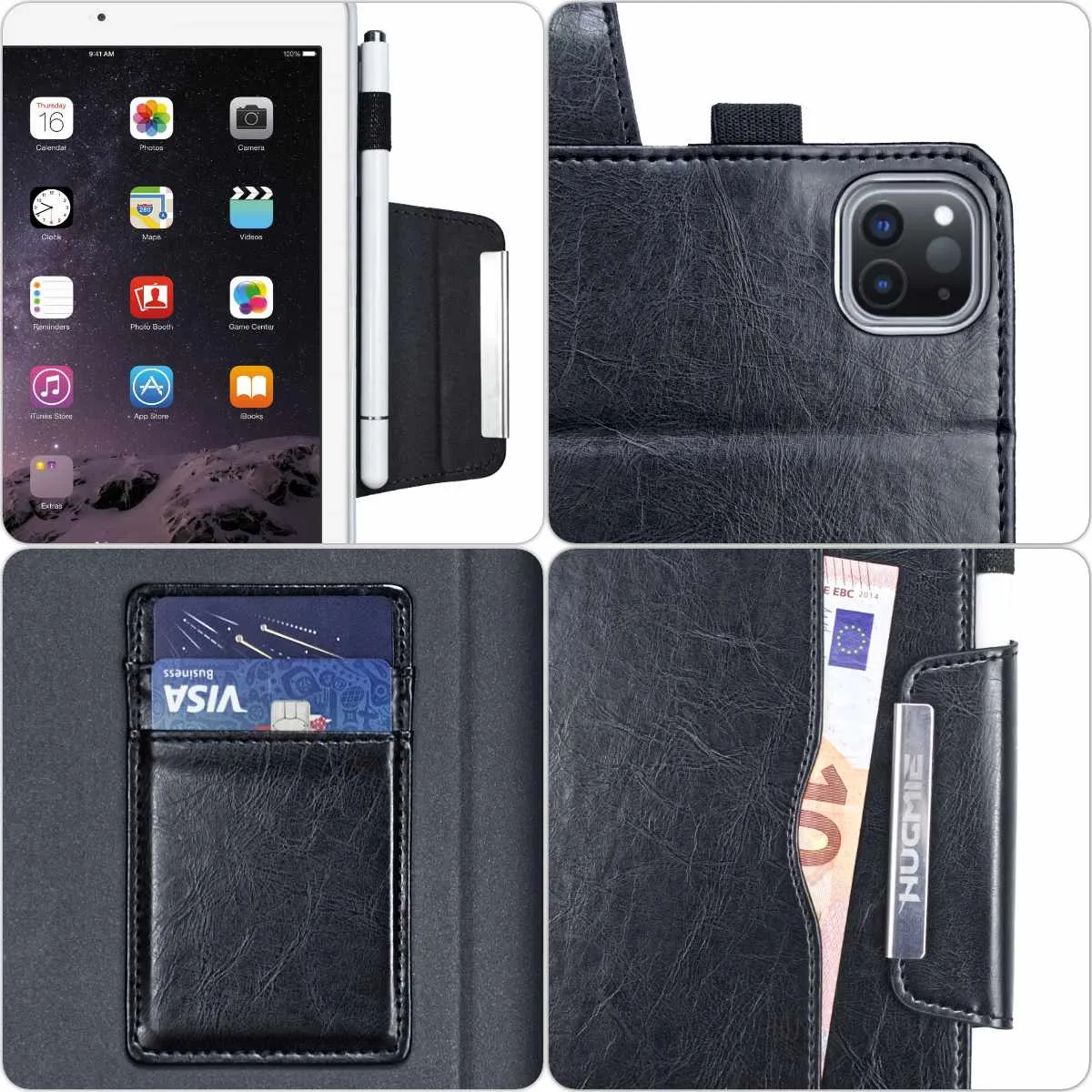 Hugmie® Neoteric Series Samsung Tab T510 Leather Folio Case