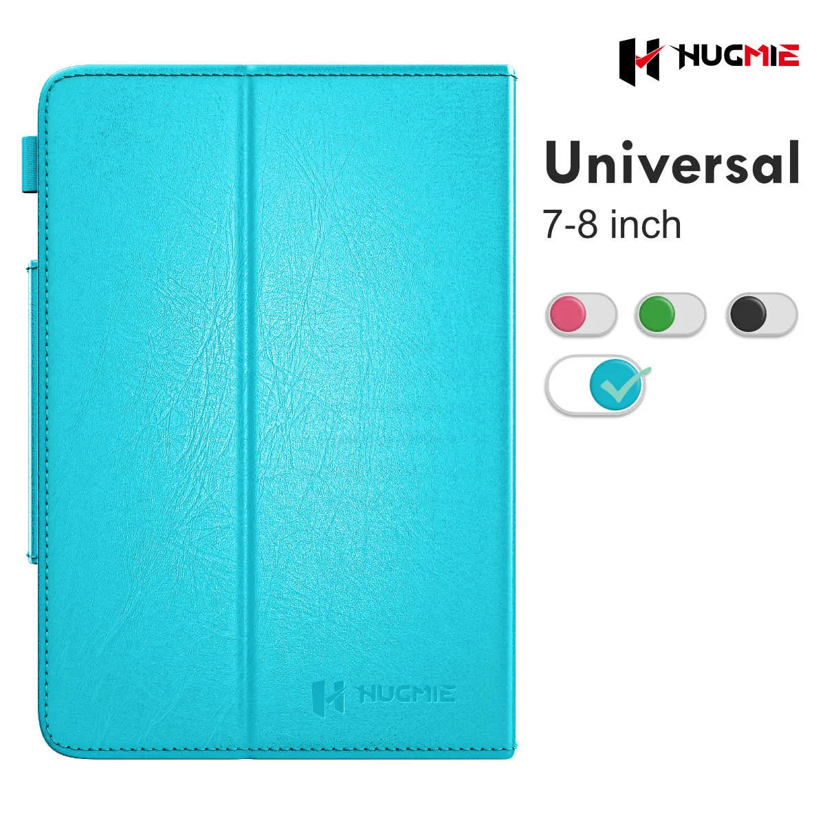 Hugmie® Neoteric Series Universal 7-8 inch Tablet Leather Folio Case