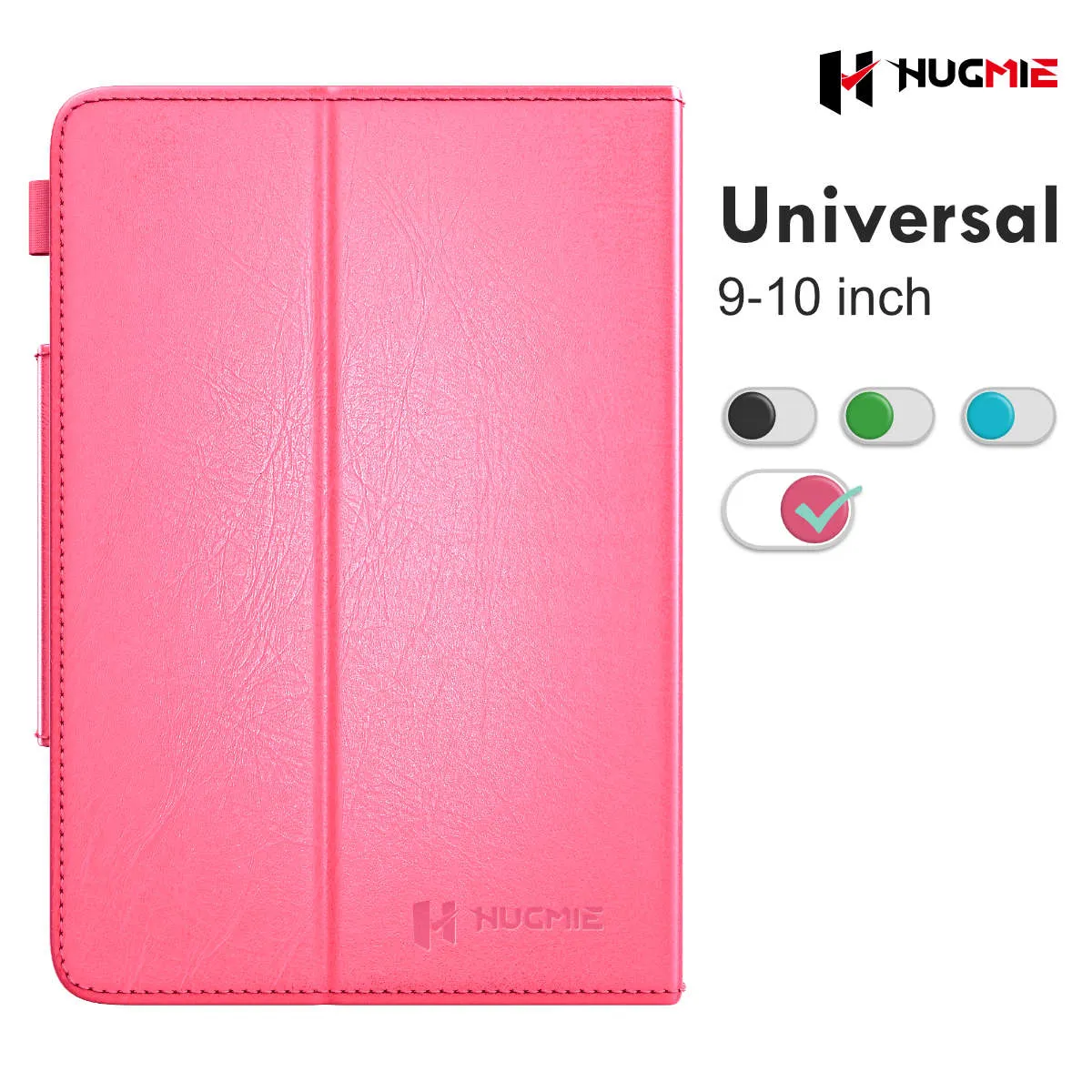 Hugmie® Neoteric Series Universal 9-10 inch Tablet Leather Folio Case