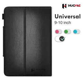 Hugmie® Neoteric Series Universal 9-10 inch Tablet Leather Folio Case