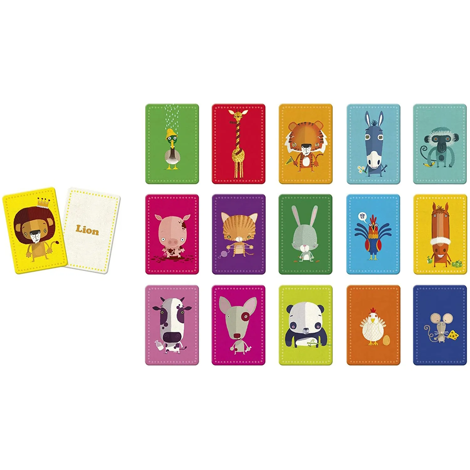 Janod Memory Game - Memo des Mots
