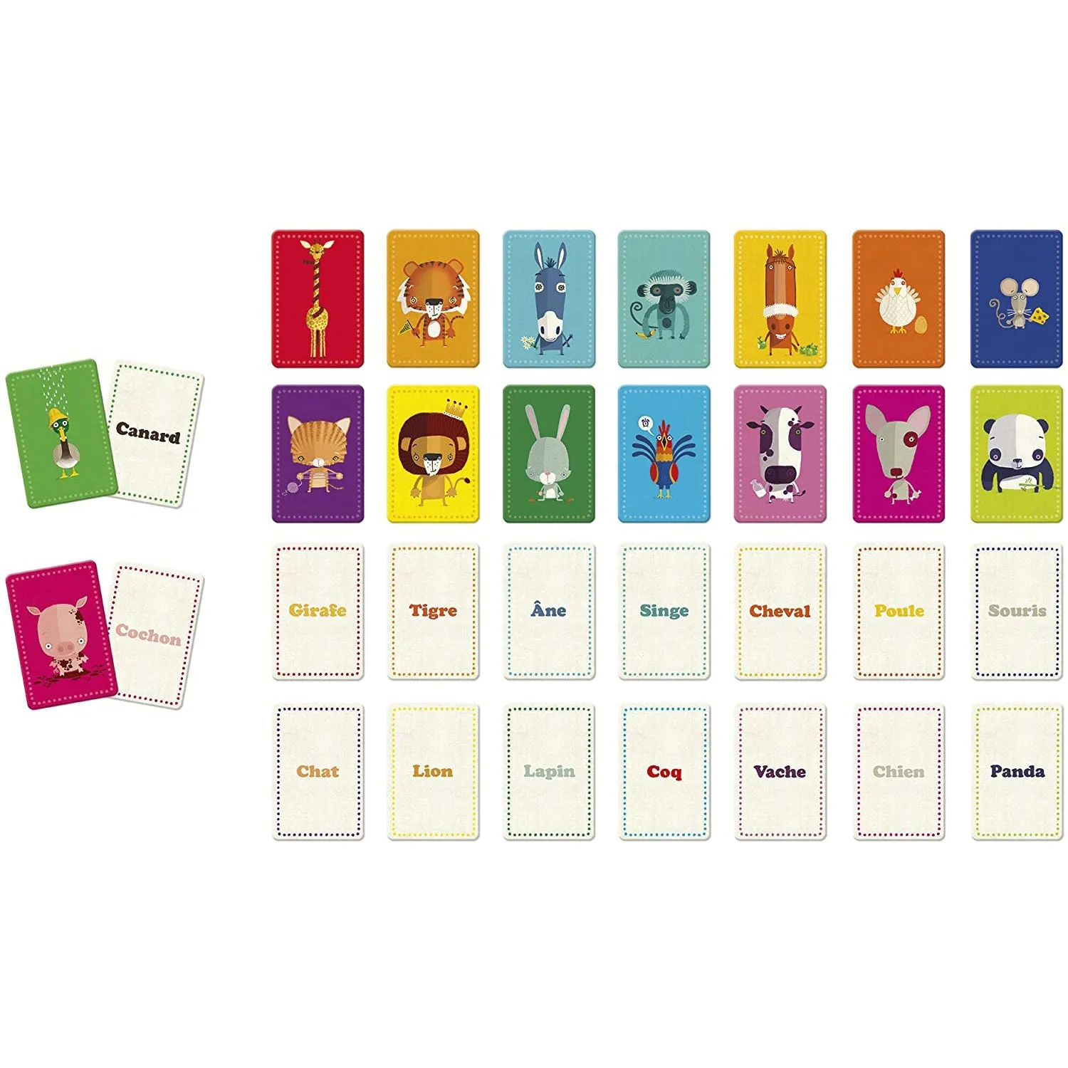 Janod Memory Game - Memo des Mots