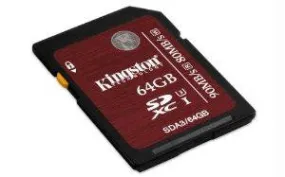 Kingston 64gb Sdxc Uhs-i Speed Class 3 Flash Card