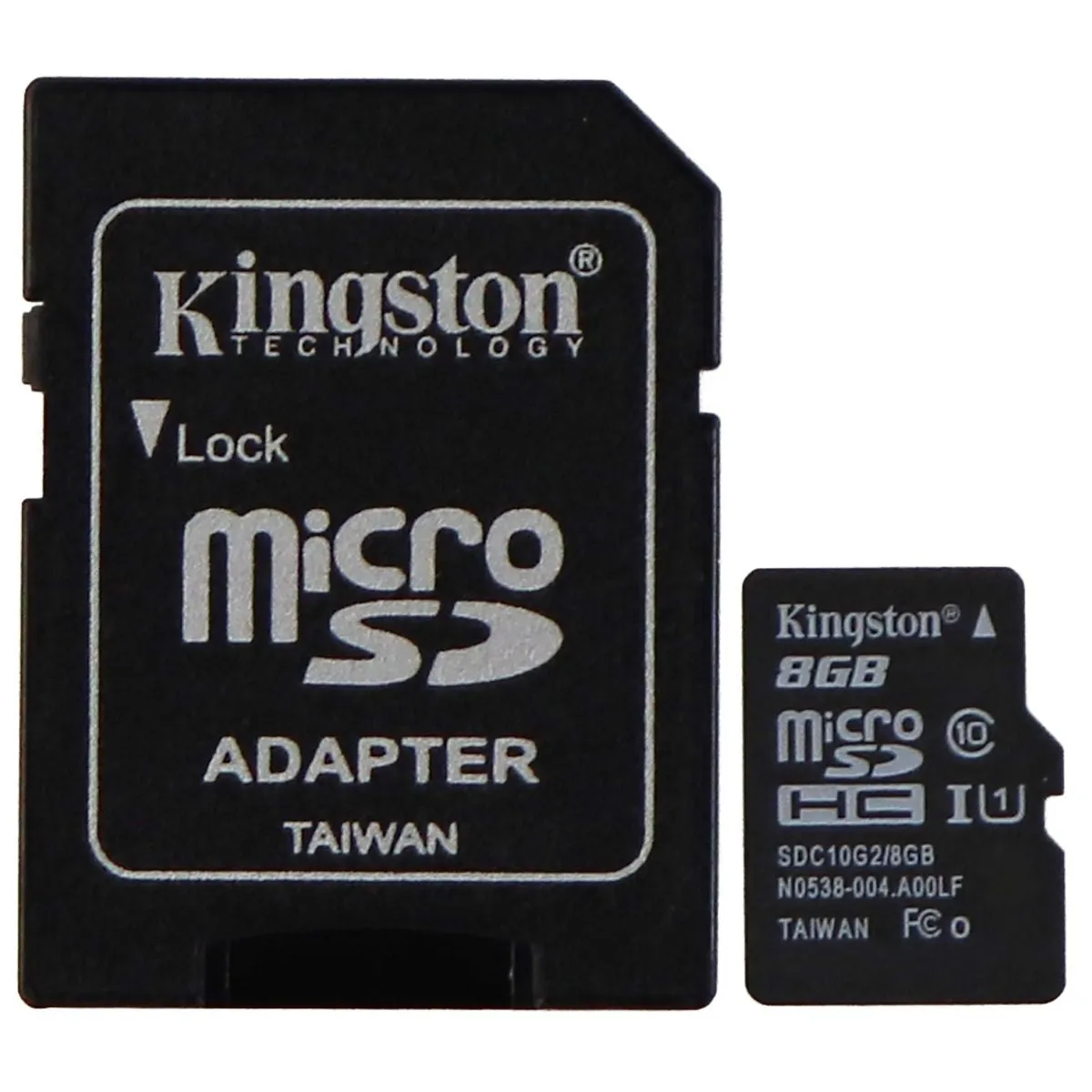 Kingston Digital 8GB microSDHC Class 10 UHS-I 45MB/s Card with SD Adapter
