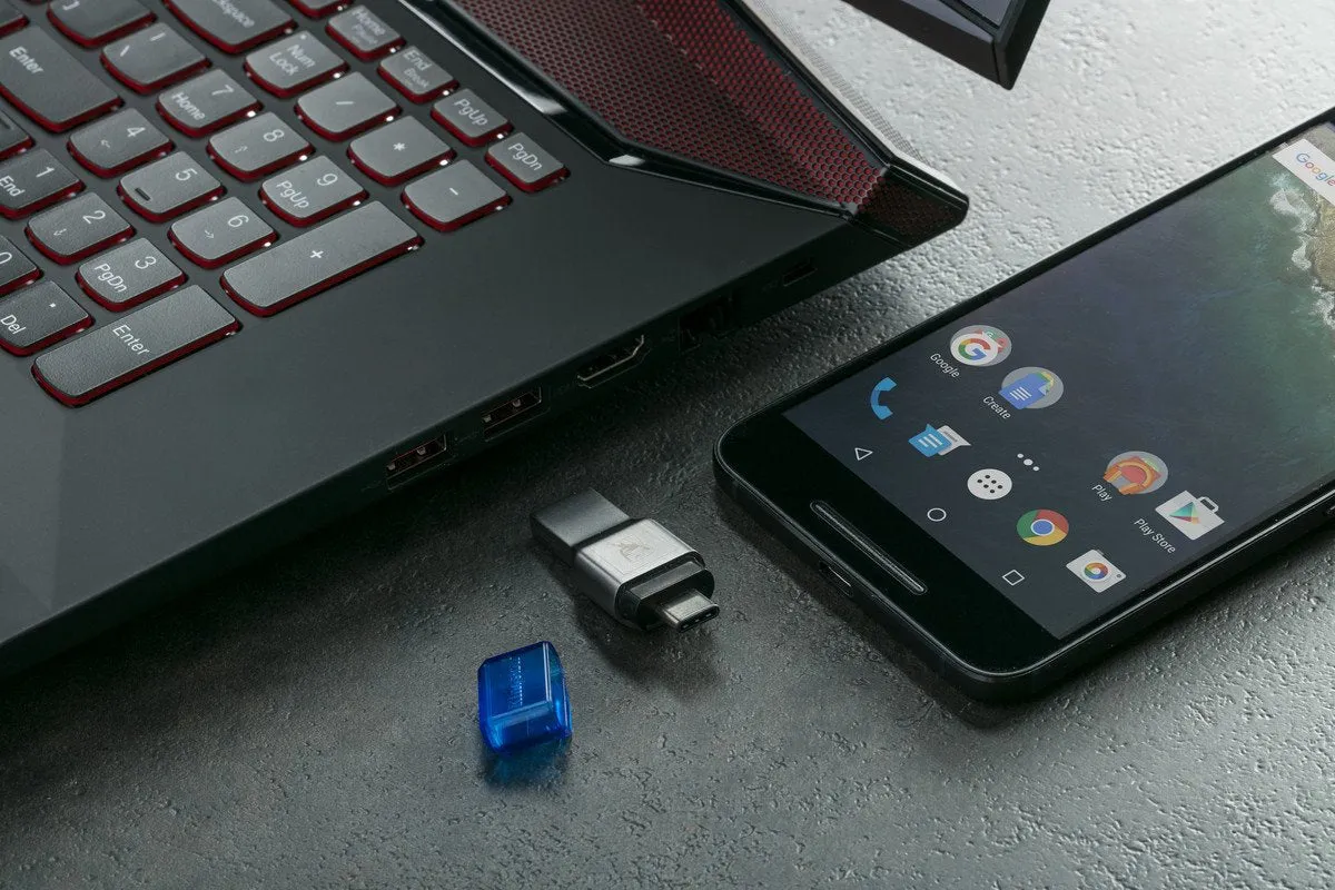 Kingston Digital FCR-ML3C MobileLite Duo 3C, USB 3.1   Type C, Microsd Card Reader, microSDHC/microSDXC