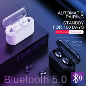 KSUN BT-01 TWS 5.0 Bluetooth earphone 3D stereo wireless earphone with dual microphone